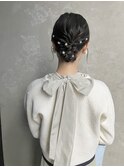 【お呼ばれヘアシニヨンヘアセット】ヘアアレンジ渋谷カチモリ