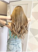 メッシュ感なし◎極細ウィービングのアッシュカラー