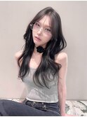 《LUNA》ワンホン/くびれ巻き/韓国ヘア/グレージュ