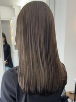 シベルバレー 横浜(sibell)&nbsp;＊黒髪ストレートロングレイヤーミディアム髪質改善ストレート