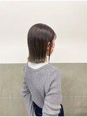 ボブ/切りっぱなしボブ/グラデーションカラー/枚方美容室