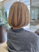 フリップビーアヴェダ(FLIP B AVEDA) 本八幡×ベージュカラー×ケアブリーチ×ボブ
