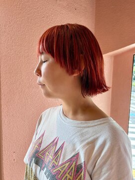 リアド(.RIAD) サーモンピンク×マッシュボブ