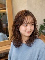 ラシェル パル ノエル(Laciel par Noel)&nbsp;シアーバングシースルーバング小顔前髪カット顔周りカット