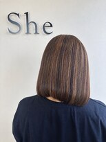 シー 北寺島店(She) 白髪ぼかしハイライト