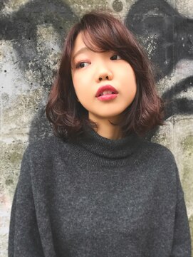 ファルベ(hair&make farbe) プラムカラーボブ