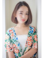 ロンドアベニール 北千住(Lond avenir)&nbsp;【lond avenir本田奈穂美】センターパートの小顔ボブ☆