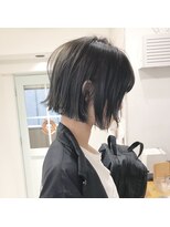 レンク(LENC)&nbsp;Coast.切りっぱなしボブ×グレージュ