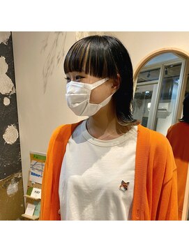 エディ(eddie) 【eddie】ワイドバング×インナーカラー