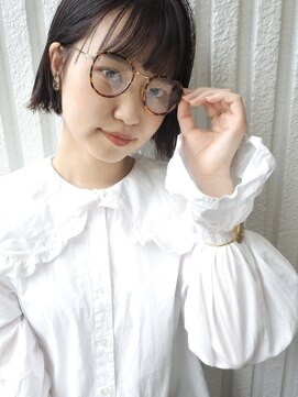 ネオリーブカップ 町田店(Neolive capu) 切りっぱなしボブ ＊ 艶カラー【neolivecapu町田店】