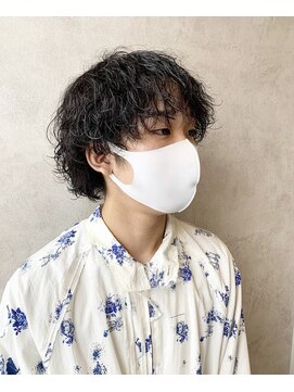 トパ(topa) パーマ×マッシュウルフ　10代 20代 30代