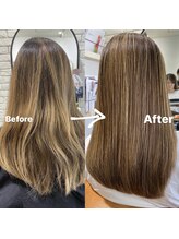 【ヘアカラー×縮毛矯正】ができる！最高級薬剤と知識、高い技術力がカラーと縮毛矯正の同時施術を可能に♪