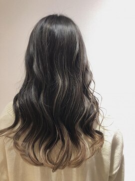ネオヘアー 曳舟店(NEO Hair) ハイライト×グラデーション【瀬川】デザインカラー/くびれヘア