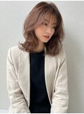 小顔ミディ　テラコッタ　大人かわいい