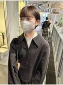 CAF FUKO/ショートボブ/グレーベージュカラー/大阪/心斎橋