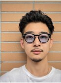 【masaya】メンズショート × アップバング