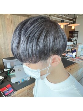 ミル(1001 mille) ハイトーンの韓国風マッシュショート【1001mille】