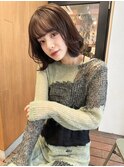 ショコラアッシュ×ふんわりカール