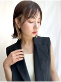 3分で巻けるパツっとボブ*インナーカラー*イヤリングカラー3