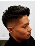 スウィングアップバングショート×ローフェード <理容室> <町田>