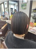 ぱつんボブ