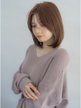 ベンジー 中目黒店(benji) モカベージュレイヤーボブ　3