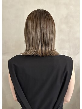 ハコ(haco) 【haco】切りっぱなし×ベージュ