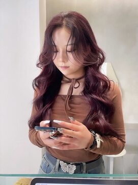 ソル 栄矢場町(SOL) レッドカラー/韓国ヘア/レイヤーカット/名古屋美容院