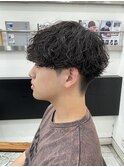 波巻きパーマ