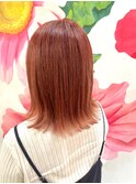 切りっぱなしボブ/エアリーロング/美髪のススメ/ピンクブラウン