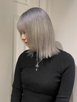 ゼスト 八王子店(ZEST)&nbsp;ホワイトシルバー/顔まわりレイヤー【佐々木麻衣】