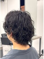 ノイセル 心斎橋(Noisyle)&nbsp;サーフカール×センターパート×海外ヘア×黒髪