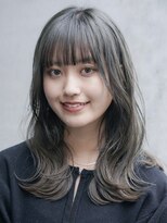 ランソ 新宿(RUNSO) くびれヘア×アプリコットオレンジ×夏×ハイライトカラー
