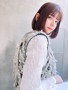 ロイド(Lloyd) 【Lloyd 大宮】レッドブラウン×内巻きボブ