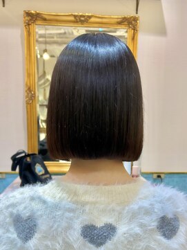 ロンドアベニール 北千住(Lond avenir) ウェーブミディアム似合わせカットメルティカラー縮毛矯正北千住