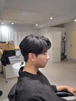 グットルーズトウキョウ(GOOD LOOSE TOKYO) フェザーショート/センターパート/癖毛/