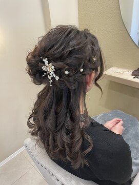 ランリ 名古屋名駅(ranri) あみこみ×サイドシニヨンハーフ