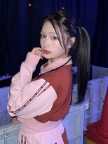 ウィリートーキョー 渋谷(WELLY TOKYO)&nbsp;【椎名亜美様♪】エクステ韓国ロングヘア ブルーバイオレット