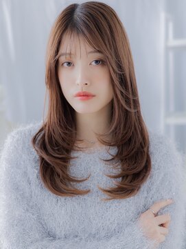 カバーヘア 上尾西口店(COVER HAIR) ミストバングチェリーブラウンデジタルパーマa上尾20代30代40代