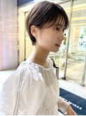 【表参道sheta小林】耳かけショートボブレイヤーショート前髪