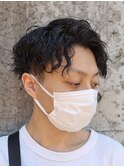 縦落ちツイスパ/ツイストスパイラルパーマ/岡崎メンズパーマ