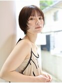 丸みショート/小顔/レイヤーカット/マッシュウルフ/たまプラーザ