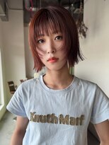 ソーイ(sowi)&nbsp;レイヤーボブ×オレンジカラー【@sowi_abe】