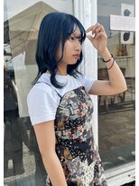 カリラ(CAOLILA)&nbsp;大人可愛いNavy blue /ミディアム