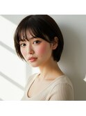 前髪あり/ショート/ショートボブ/20代30代40代50代/大人/小顔
