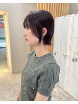 アロ 大阪梅田(alo)&nbsp;【momoa】ボブカット×ラベンダー《ブリーチ/大阪梅田》