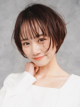 マノ 千歳烏山(MaNO) 〈m11〉大人ショートハイライト髪質改善キッズカット前髪30代40