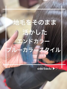 エンドカラー/ブルーカラースタイル