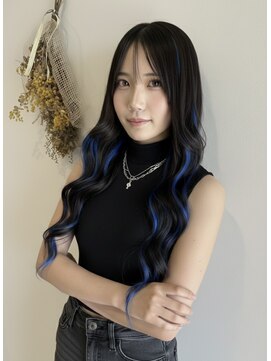 ブルーハイライト風エクステ