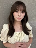 ロンドシエル 横浜(Lond ciel) オリーブグレー/韓国風巻き/レイヤーカット/髪質改善/縮毛矯正